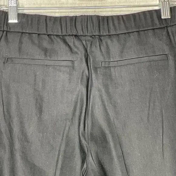 J. Jill Linen Stretch Pull-On Pants Size Small Black Old Money Office Business - Picture 7 of 12